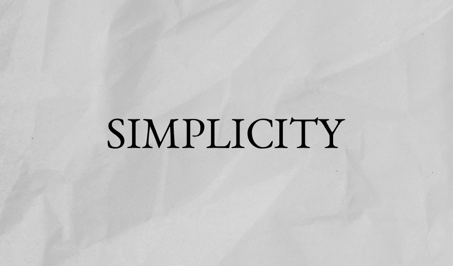 Simplicity