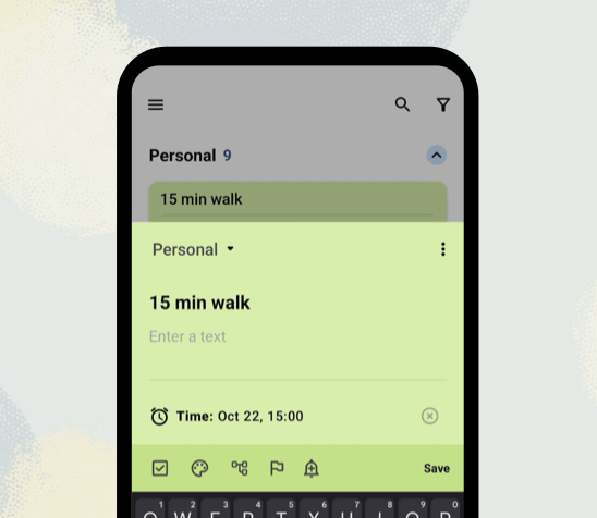 Planndu personal task