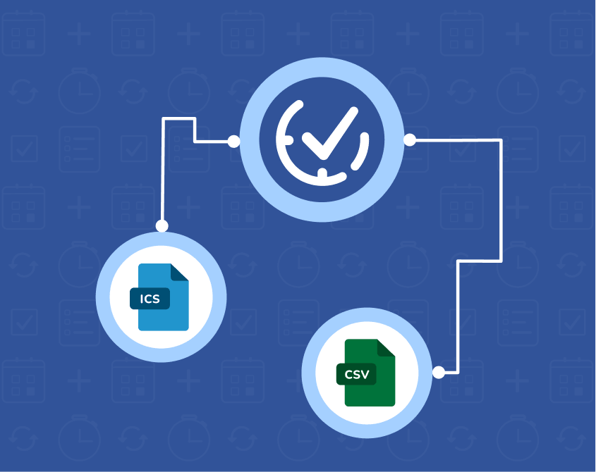 Export data from Planndu to CSV and ICS