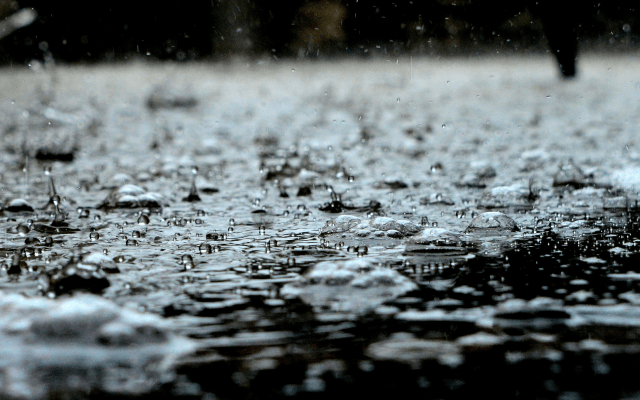 Rain freeze in time