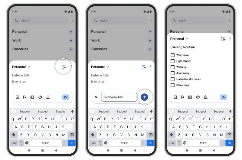 Guide showing how to create tasks with ai