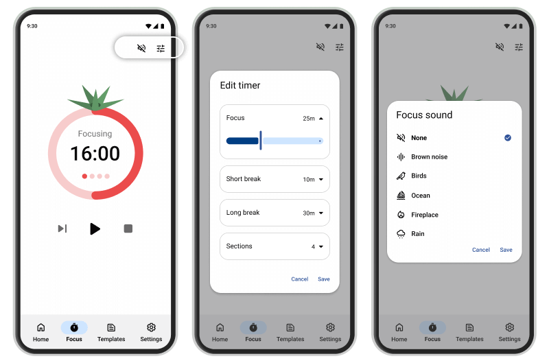 Guide showing how to focus with pomodoro